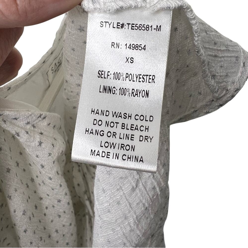 Sage the Label Peplum Star Long Sleeve Top Size XS - Picture 6 of 6